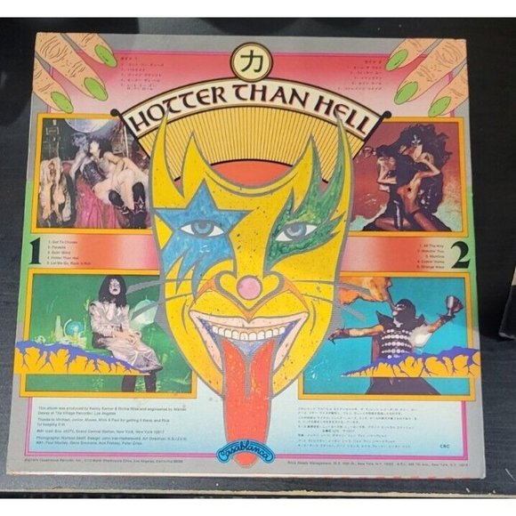 KISS - Hotter Than Hell 1974 Casablanca NBLP 7006 - Picture 2 of 4